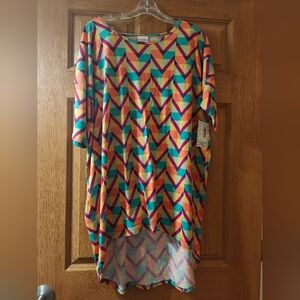 NWT Women's LuLaRow Multi Colored Shirt Size XL